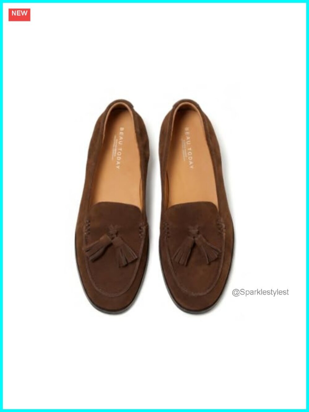 Women's Suede Tassel Loafers Slip On Flat Shoes Comfort Low Heel